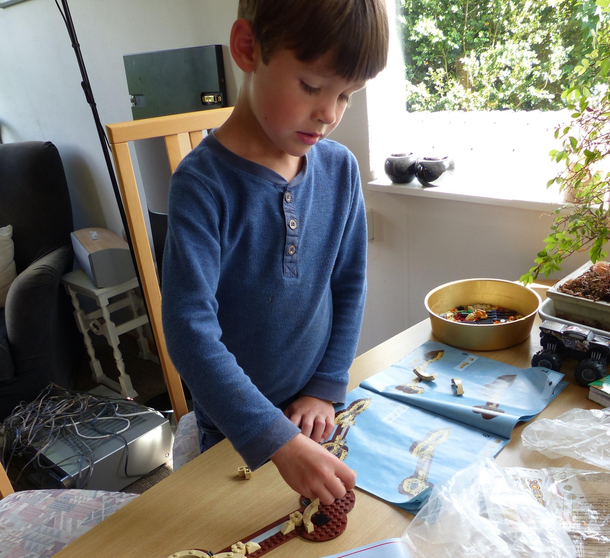 Teaching our eldest son English