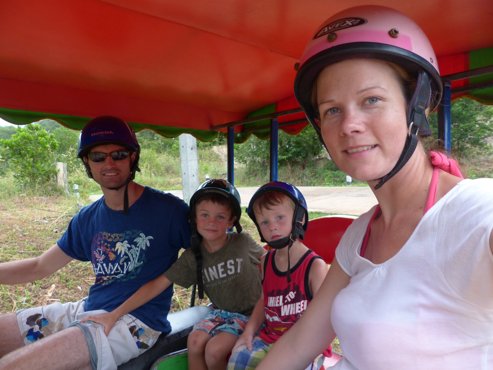 Tour in a rented TukTuk at Koh Lanta