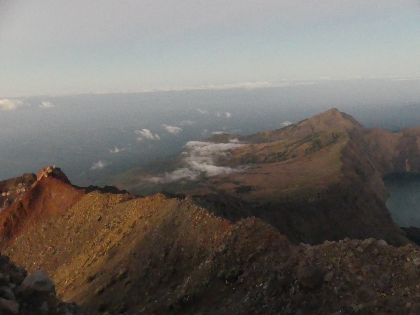 Noah on the summit of Rinjani