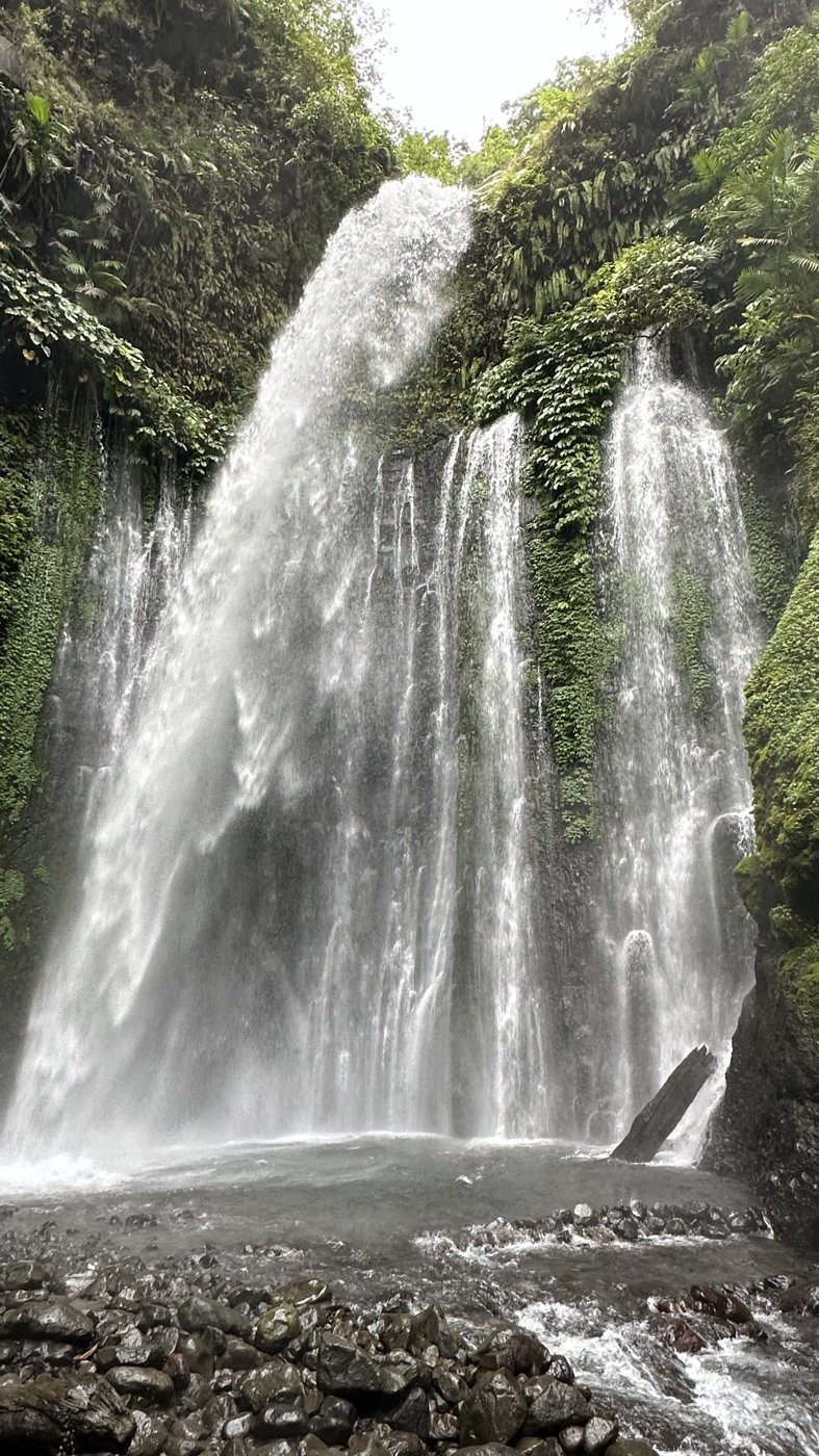 A second waterfall on the Senaru jungle walk